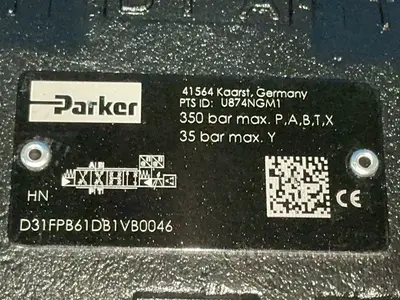 New | in-Stock PARKER D31FPB61DB1VB00 Pumps Ohio US | HGR 24 #1311185