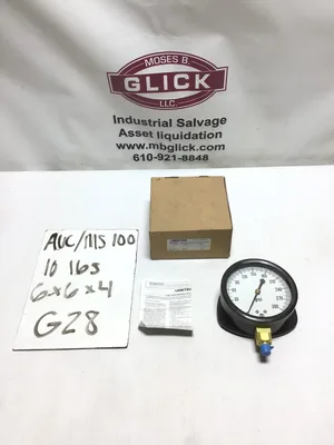 Ametek USG SPEC 132621 Gauge 4-1/2″ 300 PSI 1/4″ ANPT LM – Black