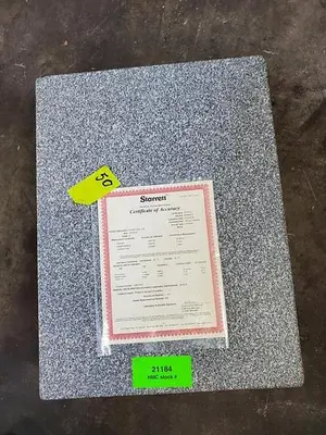 Used STARRETT _UNKNOWN_ Granite Surface Plates Pennsylvania US | Hildebrand Machinery Co. #1485898