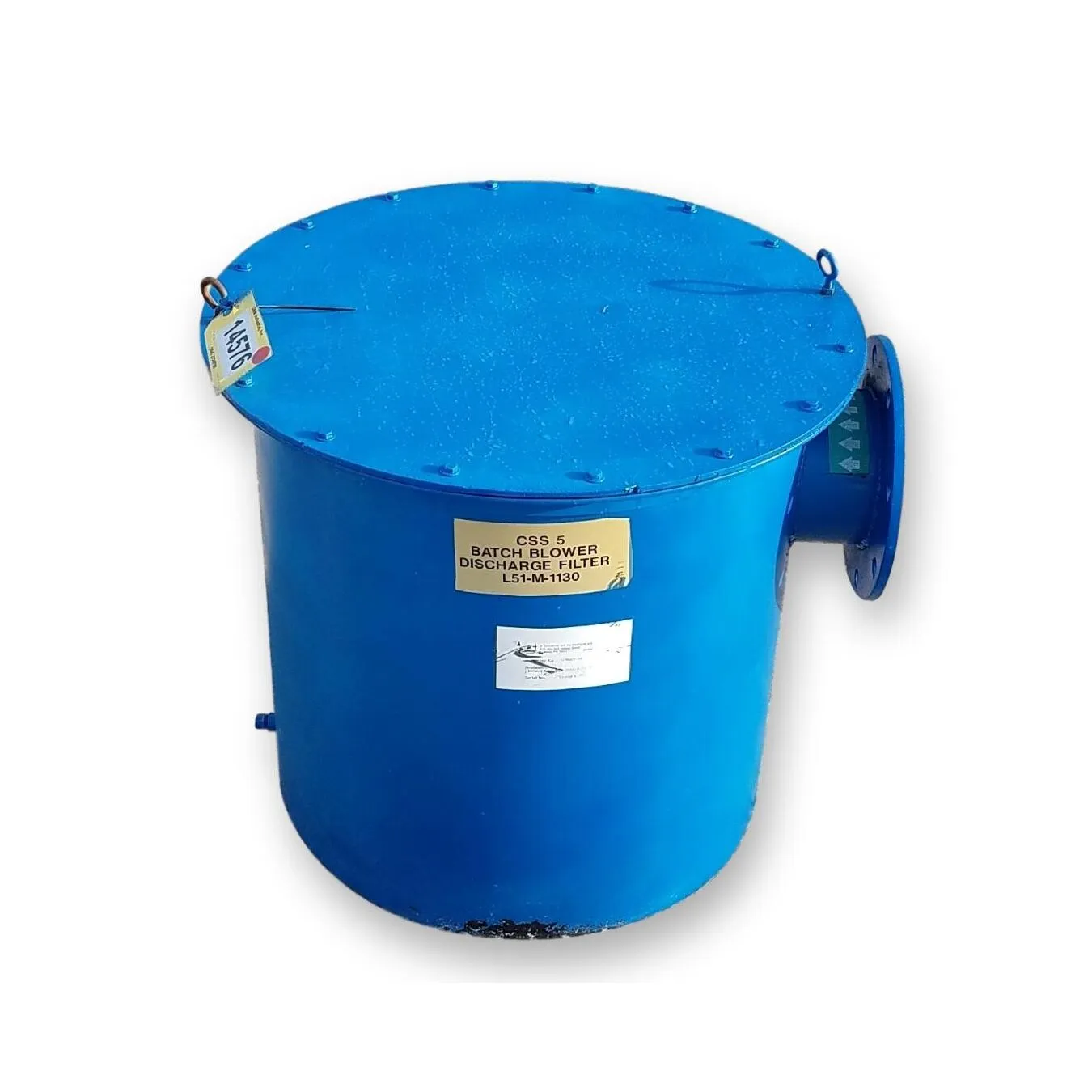 Used 8" Inline Absolute Air Filtration Engineering Inlet Filter CSL-335