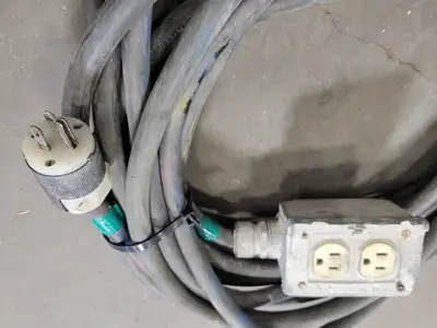 50 ft Heavy-Duty Extension Cord w/ Dual Outlet