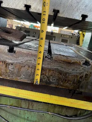 36-1/2" X 42-1/2" X 6" T-SLOTTED BOLSTER PLATE. STOCK # 0989725