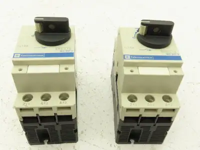 Telemecanique GV2-L14 Manual Motor Starter Circuit Breaker 10A 3 Pole Lot of 2