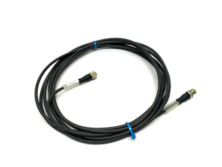 Used MURRELEKTRONIK EOL CORDSET M12 MALE 0° TO FEMALE 0° A-COD. Cable & Wire | Maverick Industrial Sales #1105306