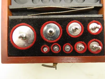 Scale Weights 9 Piece 1 Gram-100 Gram