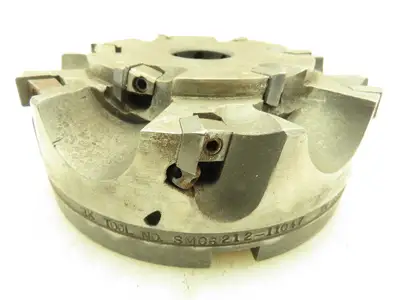 RK Tool SMC6212-11047 Indexable Face Mill 12-Insert Double Cutter 4.2" x 6.2" OD
