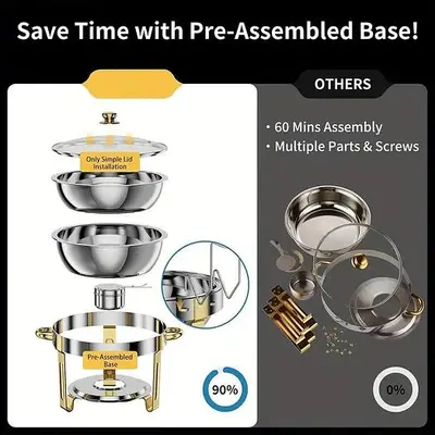 Round chafing dish