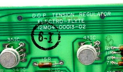 USED ELECTRO FLYTE 12M04-00013-02 PC BOARD 12M040001302