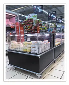 45-0001 Hydra Kool KGL-Krystal Self Contained Open Display Cooler