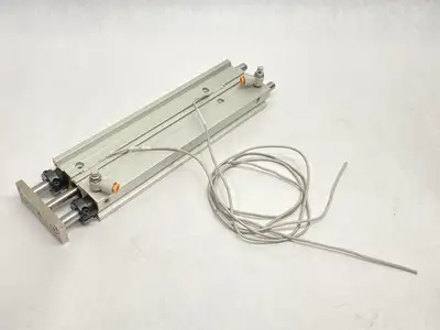 Used SMC Pneumatic Compact Guide Cylinder 20mm Bore 250mm Stroke Pneumatic Cylinders Michigan US | Maverick Industrial Sales #1507201