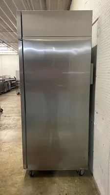 Used Hoshizaki Used Hoshizaki CR1S-FS Stainless Single Door Top Mount Reach In Refrigerator - JJ Refrigerators Illinois US | Falcon Restaurant Supply #1373525