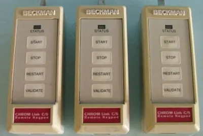 QTY. 3. BECKMAN CHROM LINK C/S REMOTE KEYPAD...