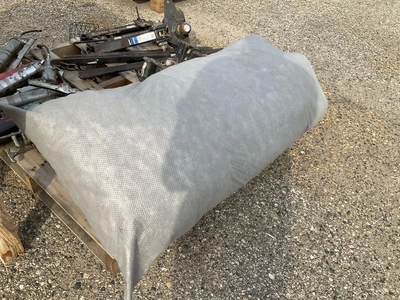 Gray pu camper cover comes with bag for storage