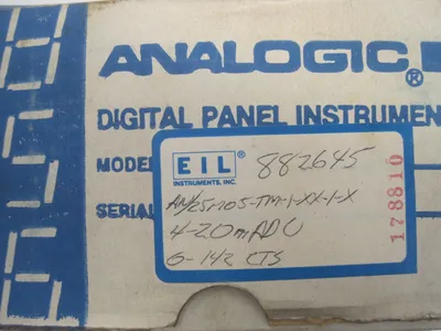 New Analogic AN-25M05-TM-1-XX-1-X Digital Panel Meter AN25M05TM1XX1X