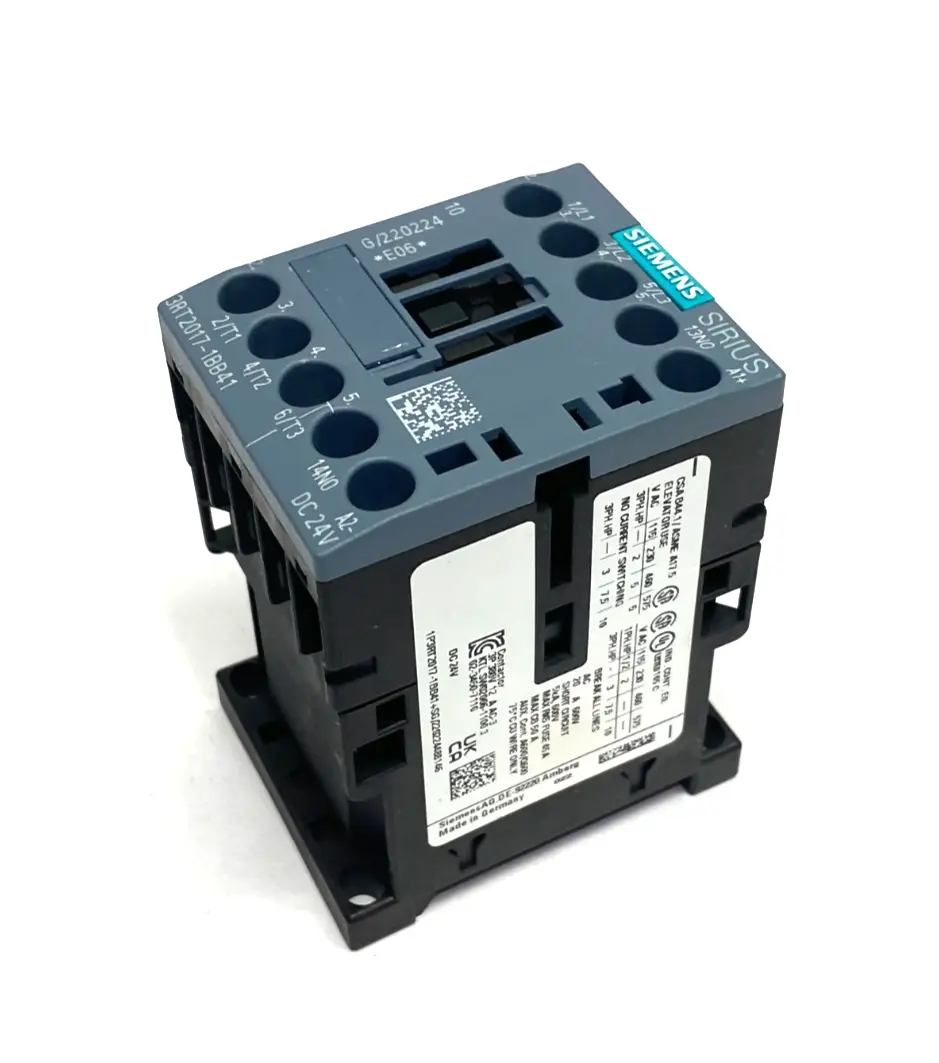3RT2017-1BB41 | Siemens  SIRIUS Contactor 12A, 400V, 5.5kW, 1NO - Used