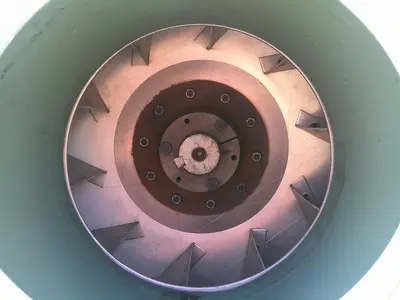 SPC9183  Blower 2,000 cfm centrifugal fan New York Blower size 2108 Alum wheel 15 hp, CS