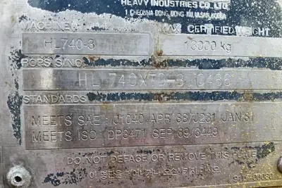 Used 2002 HYUNDAI HL740-3 Wheel Loaders New York US | Proxy Equipment #1378095