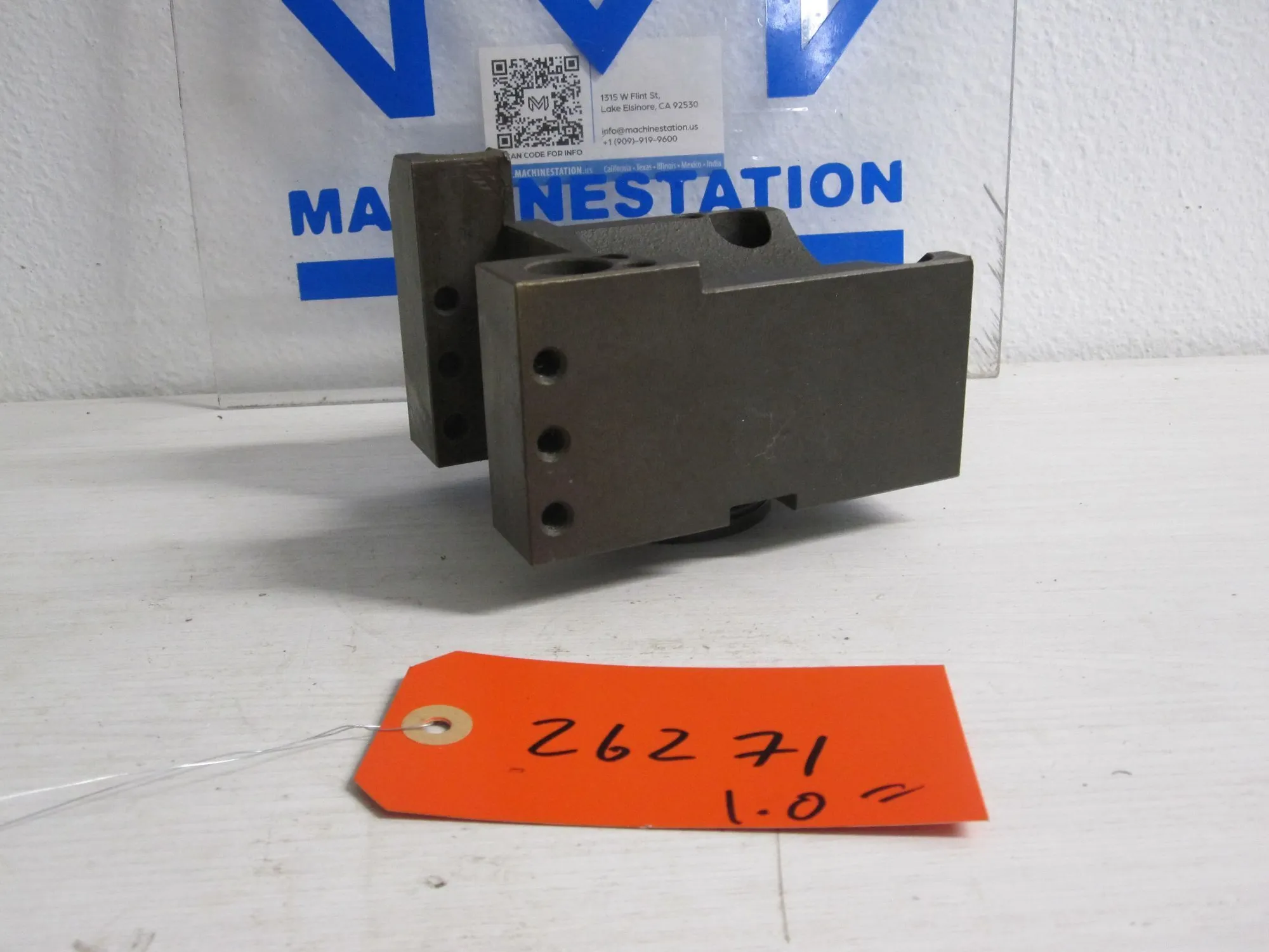 BMT60 94 x 84 mm Static Turning Tool Holder OD 1.0" Stick DMG Mori Seiki