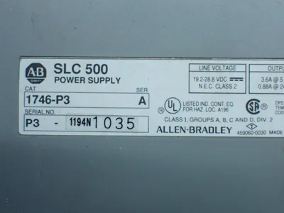 USED ALLENBRADLEY 1746P3