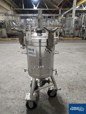 USED Alloy Products 5 Gal Alloy Products Receiver Tank, 316L S/S, 45#