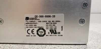 Integrated Power Design Power Supply CE-300-506-IO