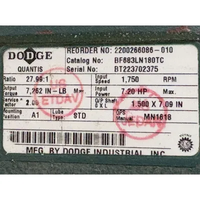 New | in-Stock BALDOR RELIANCE _UNKNOWN_ Speed Reducers West Virginia US | JM Industrial #1328277