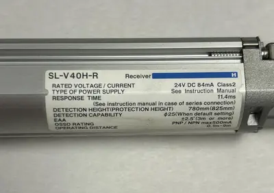 USED KEYENCE SL-V40H-T & SL-V40H-R