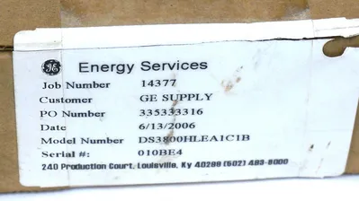 GENERAL ELECTRIC DS3800HLEA1C1B PC BOARD REPAIRED