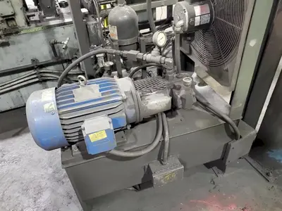 20 TON IOWA PRECISION MODEL #HP20T HUYDRAULIC CUTOFF PRESS with DIE ACCELERATOR AND BECK CONTROLS: YOBRO #25049