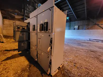 4160 Volts, Series 81000 Two-Column Motor Control Center (MCC) Section