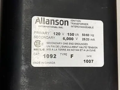 Used ALLANSON _UNKNOWN_ Miscellaneous Equipment (Electrical & Power) Ohio US | Surplus Asset Holdings #1235250