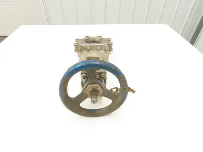 Velan L12-0320B-13BL 4" 316 Stainless Knife Gate Valve Rising Stem Metal Seat