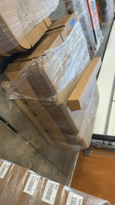 Pallet of boxes 47"x 4"x 4".  Guesstimate is 200+ boxes