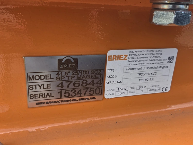Used _UNKNOWN_ _UNKNOWN_ Magnetic Separators Ohio US | Stone Products #1410600