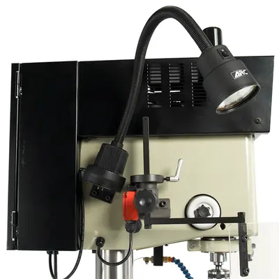New | in-Stock BAILEIGH DP-1000VS-220V Heavy Duty & Sensitive Single Spindle Drills Illinois US | Olympus Machinery Group #1350449