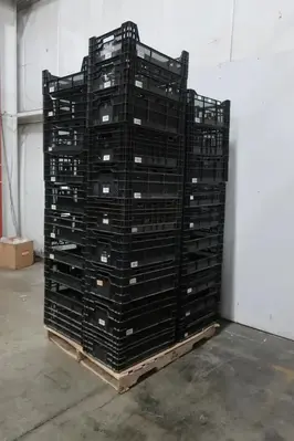 (800) 23" X 15" PLASTIC STORAGE TOTES / BASKETS: STOCK #20582