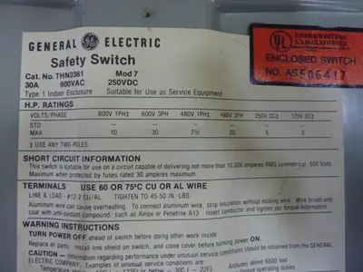 USED GENERAL ELECTRIC / GE THN3361