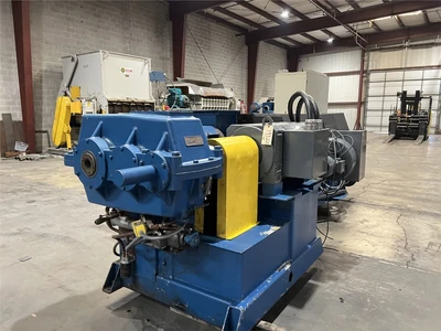 4.5" John Brown/Egan Ram Stuffer Extruder, 32:1 L/D, 250 Hp AC Motor