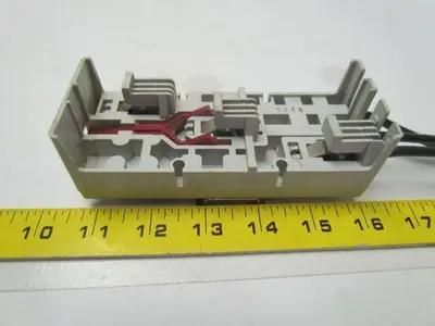 Wohner 22-0319 Bus bar adapter din rail mount 5-3/8" OAL 2-1/8" wide lot of 4