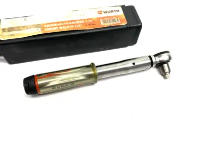 USED WÜRTH TORQUE WRENCH 1/4" 4-20NM, REVERSIBLE RATCHET, 0714720020