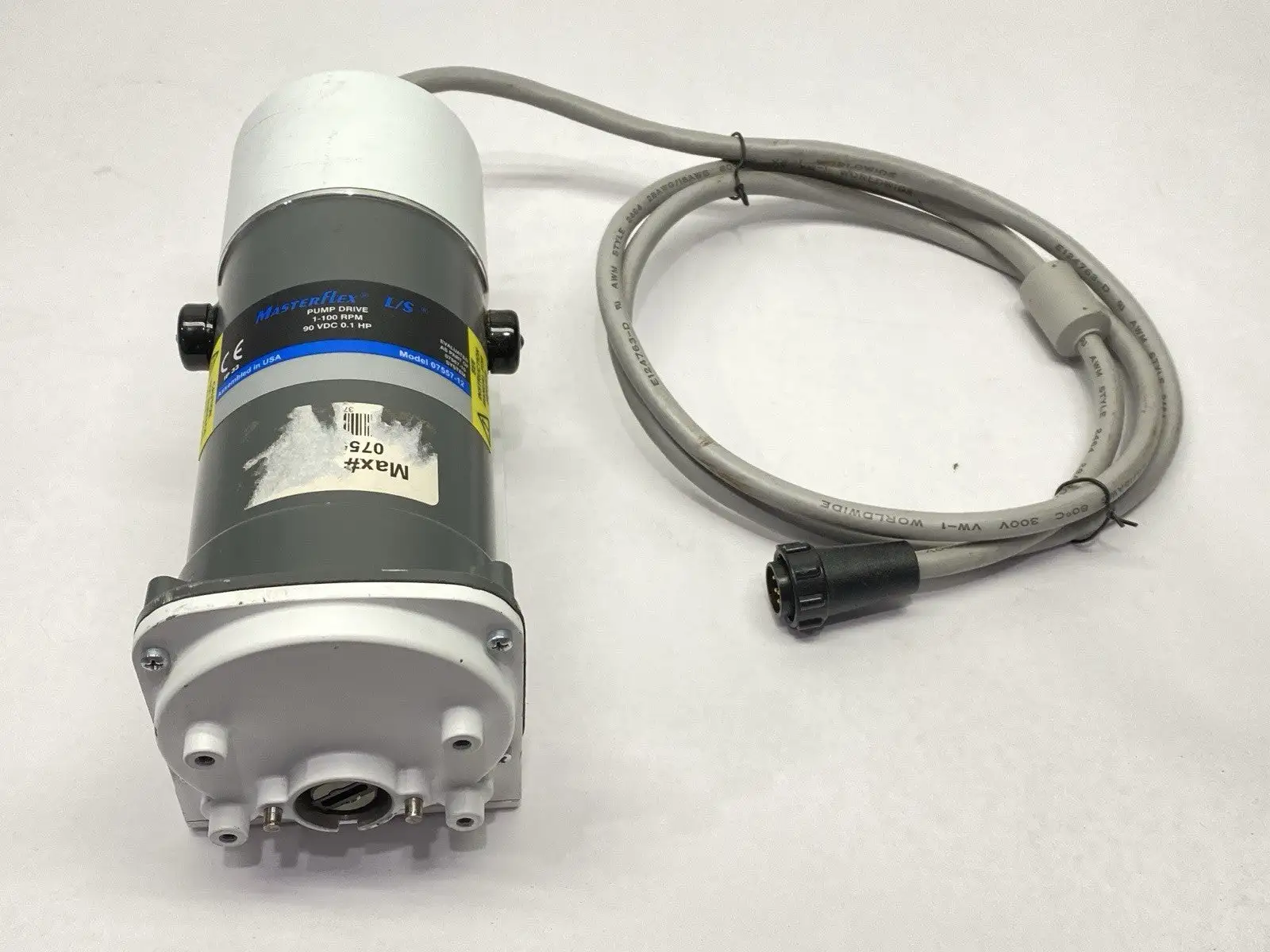 USED MASTERFLEX PUMP DRIVE 1-100RPM 90VDC 0.1HP