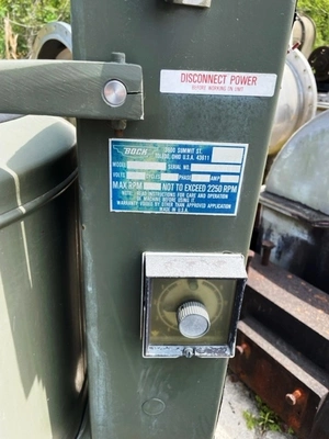 Bock FP-205 20 x 12 perforate basket centrifuge, 304SS.