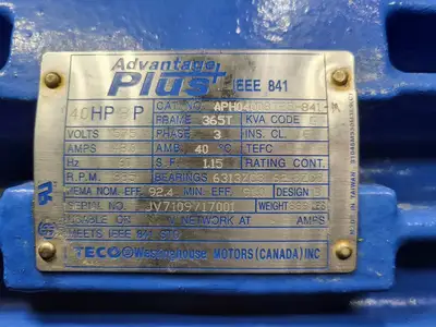 USED TECO-WESTINGHOUSE APH04008TE5-841