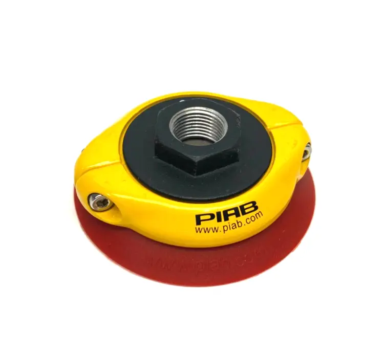 Used PIAB FLAT VACUUM SUCTION CUP RED G3/8" W/ MESH FILTER Vacuum Systems | Maverick Industrial Sales #1107943