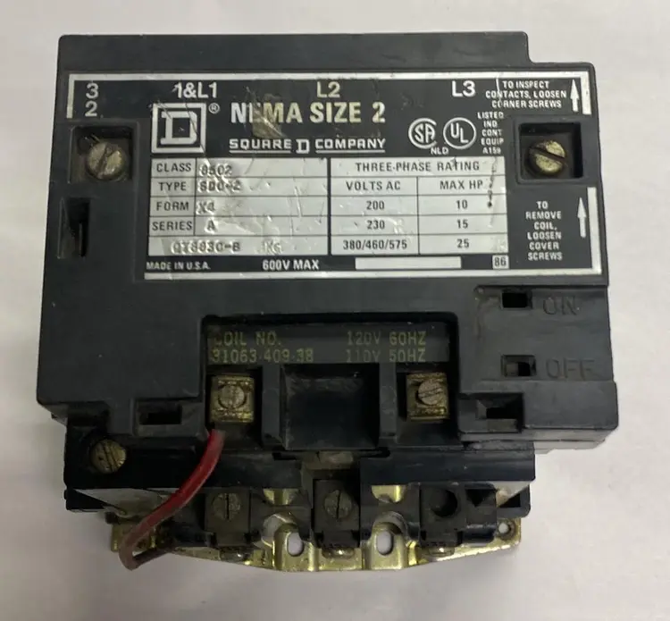 Used SQUARE D 8502 SD0-2 PLC Contactors Ohio US | Surplus Asset Holdings #1236526