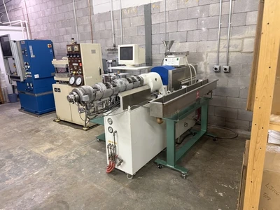 25mm Haake (ThermoFisher, Thermo Electron) PTW25/36 Twin Screw Extruder