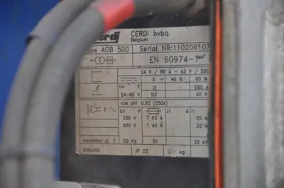 USED CERDI 550 AMP