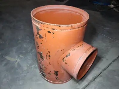 15"x15"x10" Grooved End Reducing Tee Fitting