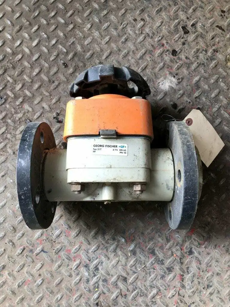 +GF+ Georg Fischer Type 317 Manual Polypropylene 2-1/2″ Diaphragm Valve DN65
