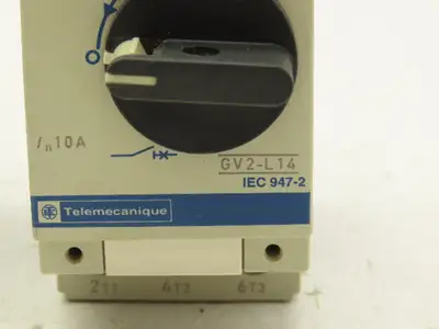 Telemecanique GV2-L14 Manual Motor Starter Circuit Breaker 10A 3 Pole Lot of 2